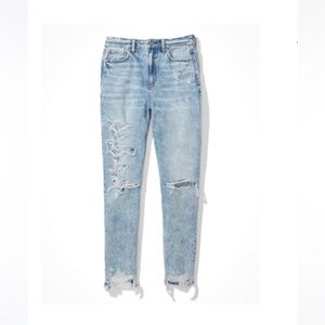AEO Ripped Mom Jean